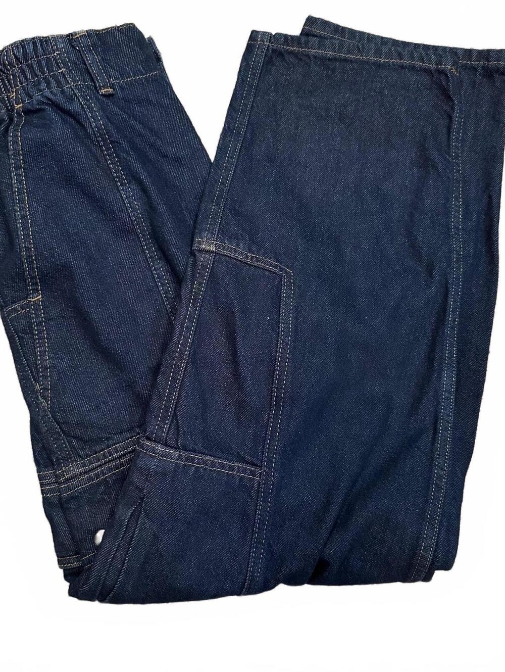 BDG Urban Outfitters W30/L32 Blaine Cargo Skate Jeans Baggy Y2K Dark Wash Womens - Picture 8 of 13